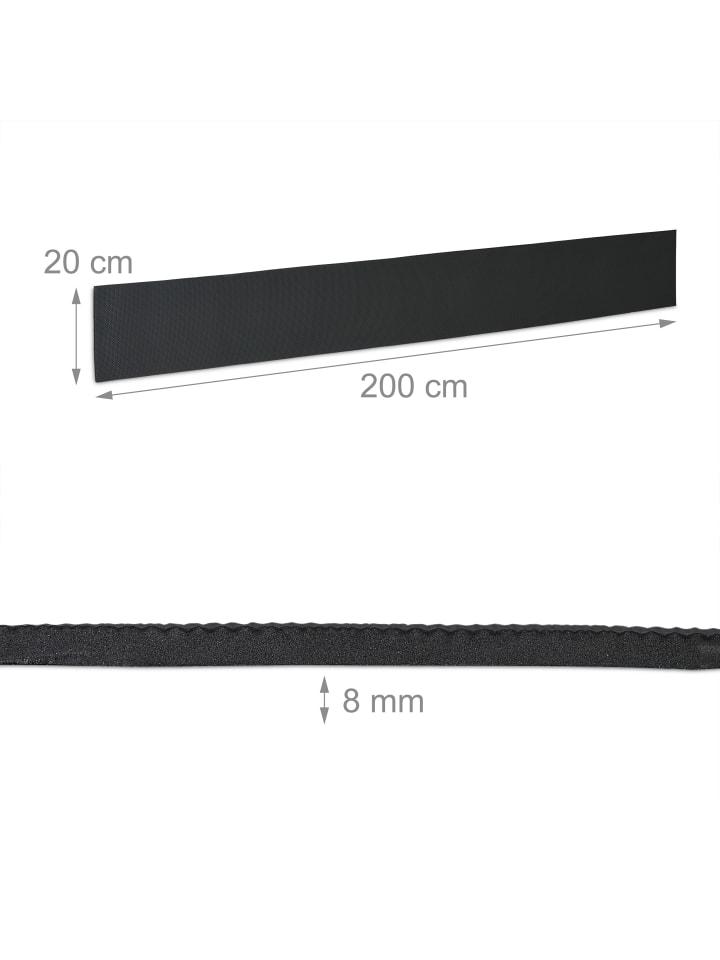 relaxdays 2 x Garagen-Wandschutz in Schwarz - 8 mm günstig kaufen onesize