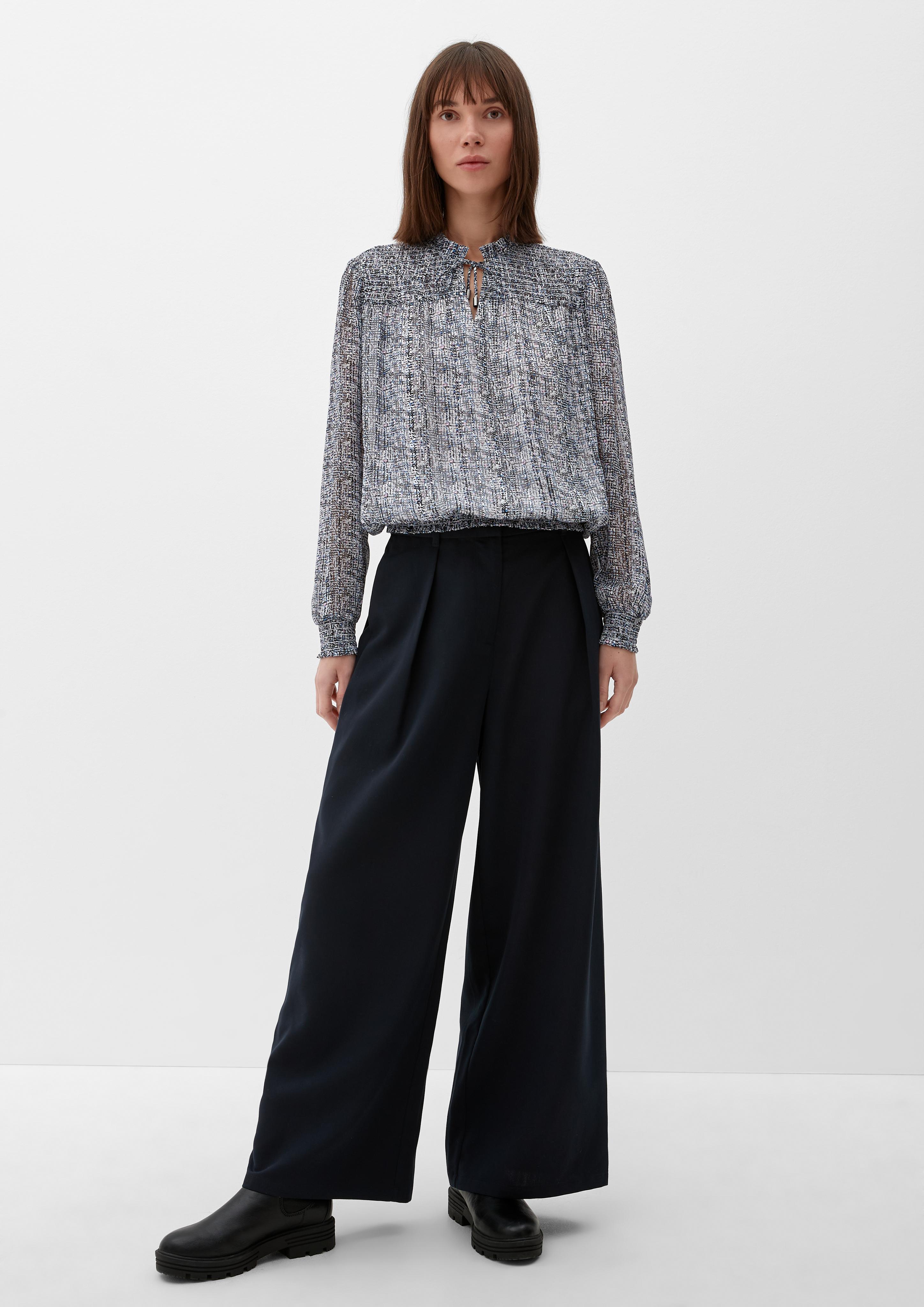 Bluse mit Rüschenkragen  2124774-02A2