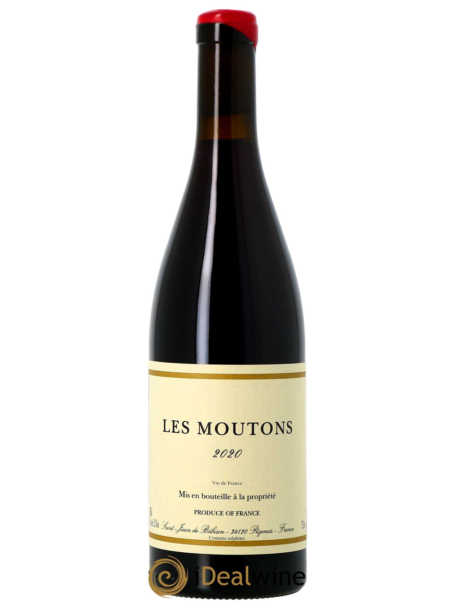 Vin de France Prieuré de St Jean de Bébian Les Moutons Prieuré de St Jean de Bébian  2020 - Lot de 1 Bouteille