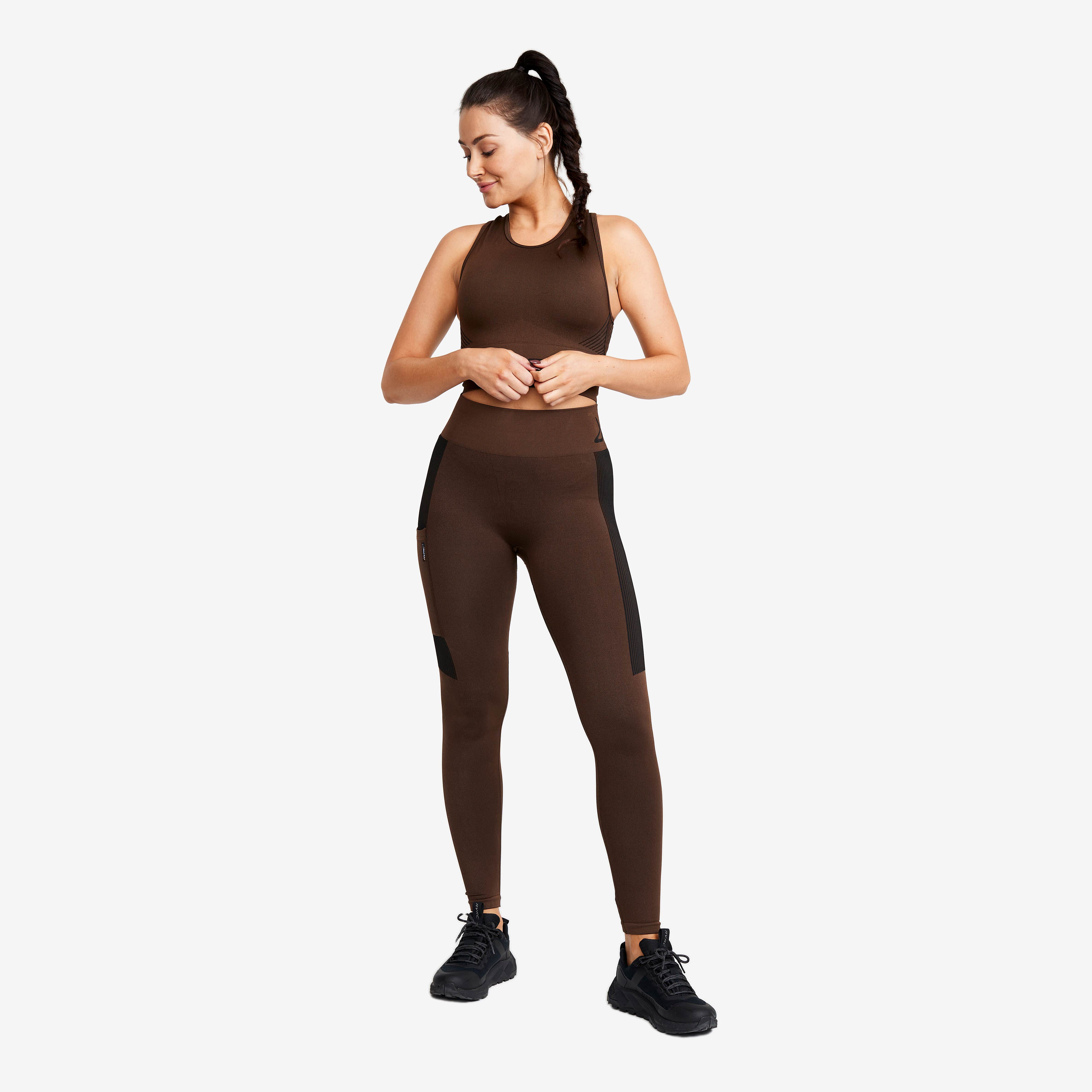 Descent Seamless Tights Femme Chocolate Chip