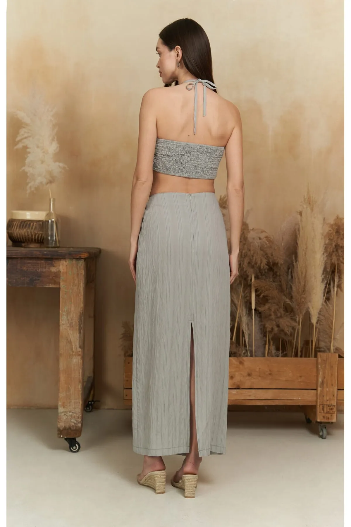 BOHEMAİ  Zweiteiler - Grau - Oversized