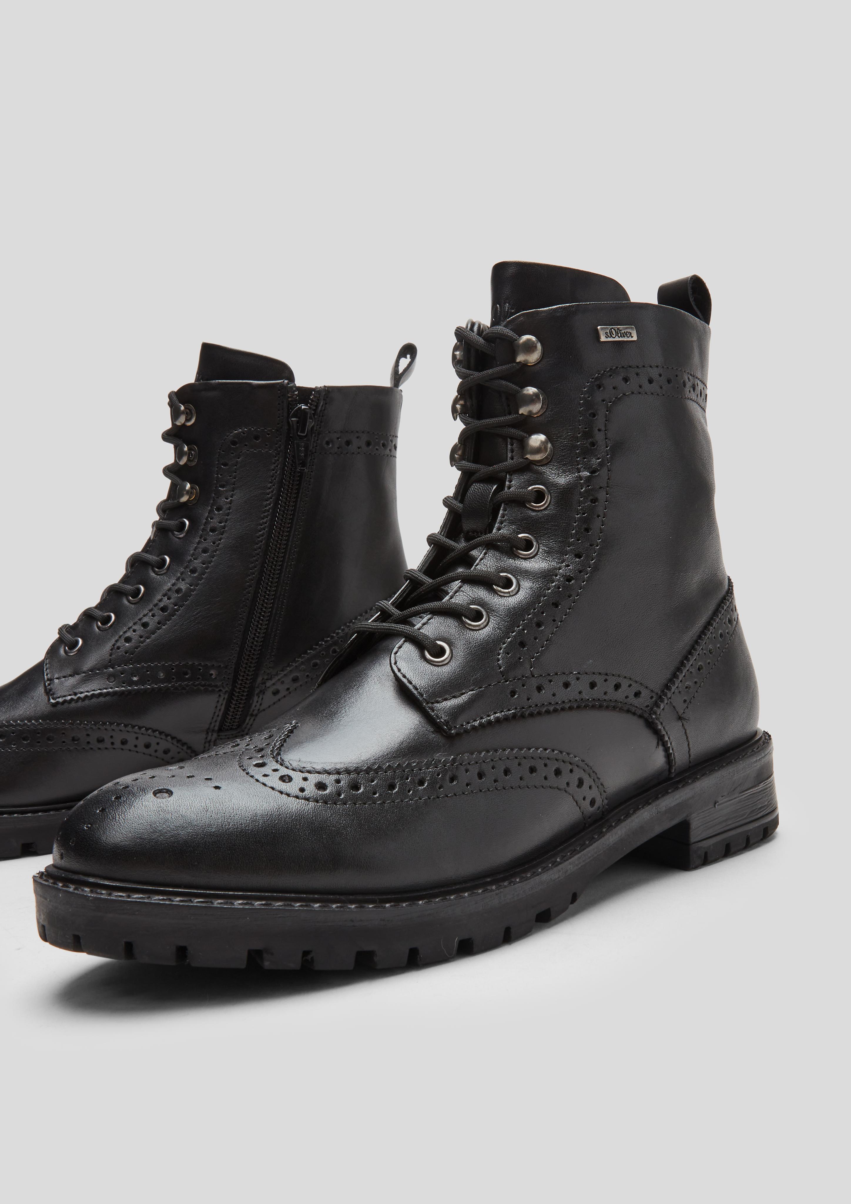Brouge-Boots aus Leder  101.107.101.25209-001
