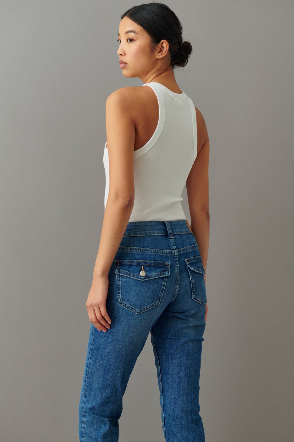 Y2k low flare jeans