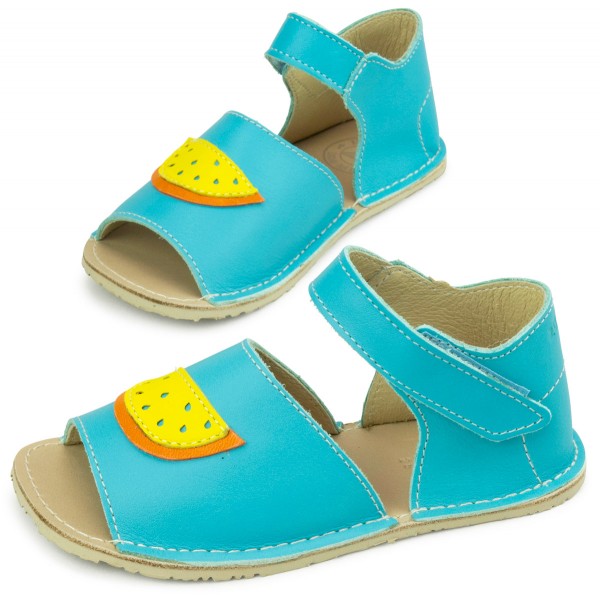 ZeaZoo ~ Sandale Coral ~ Hellblau Zitrone
