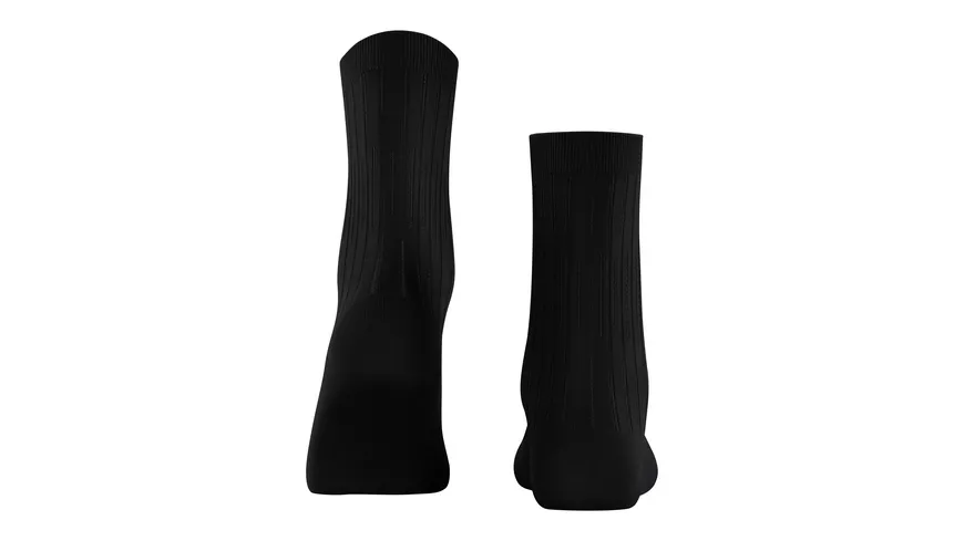 FALKE Damen Socken Dash Rib schwarz