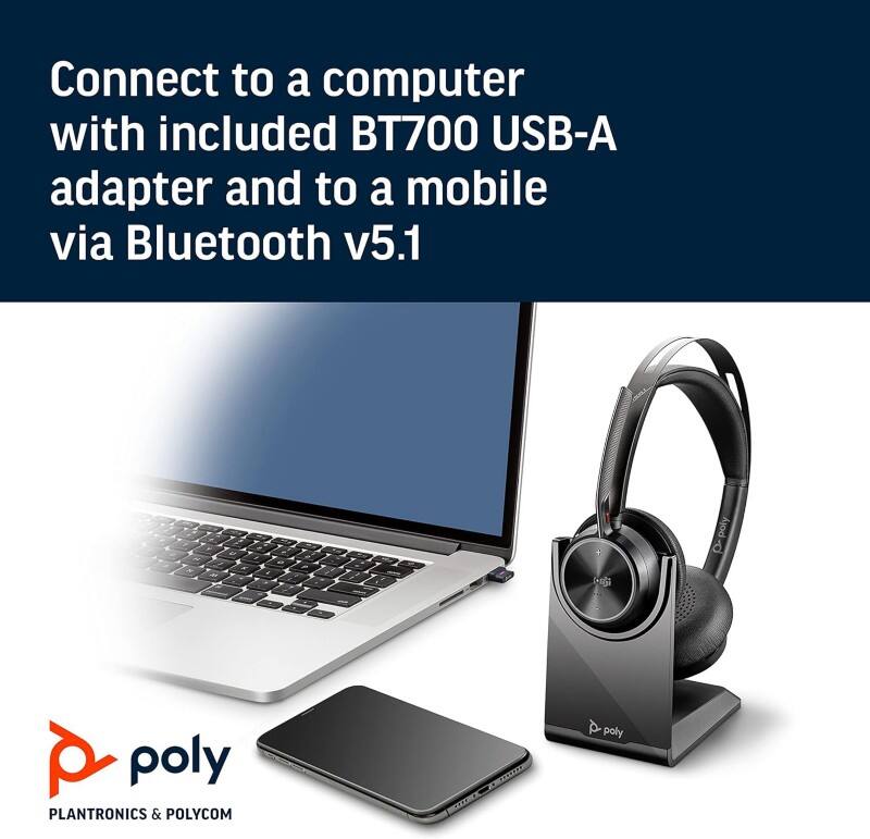 poly Voyager Headset mit Bluetooth-Stereo