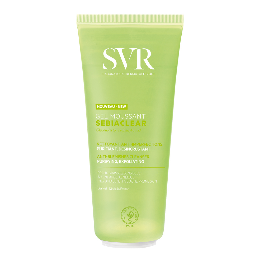 laboratoires svr Sebieclear Gel Moussant Nettoyant