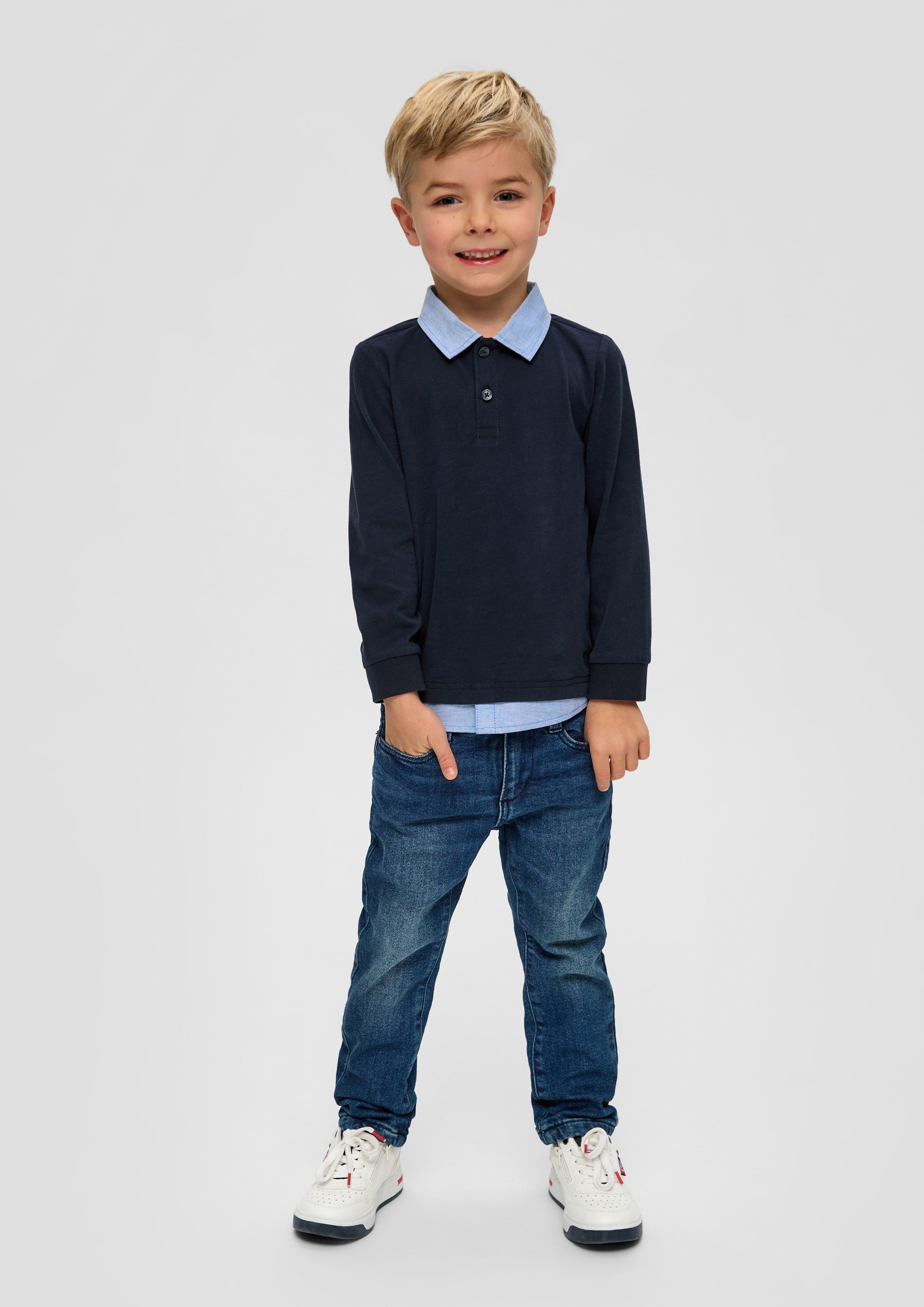 Polo-Shirt in Layering-Optik  2145544-5952