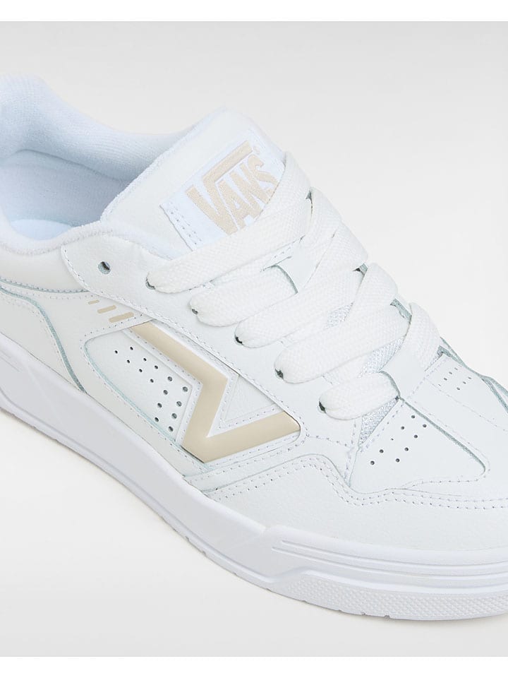 Vans Leder-Sneakers in Weiß günstig kaufen