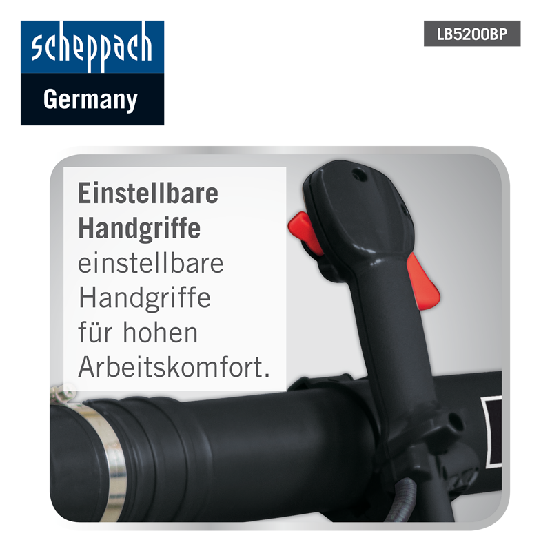 Scheppach Backpack Laubbläser LB5200BP