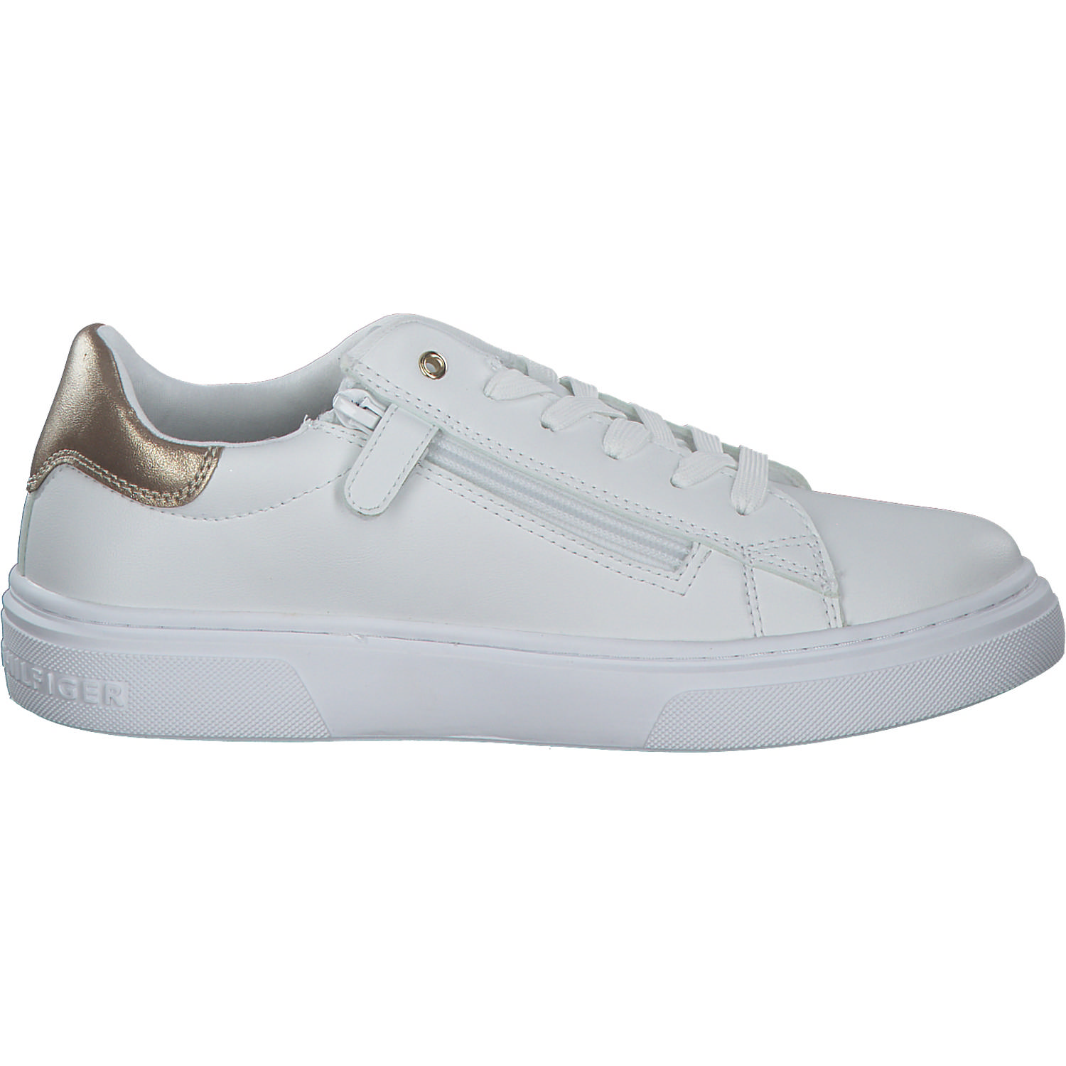 Tommy Hilfiger T3A9-32703, Schnürschuhe, Kinder, bianco/platino