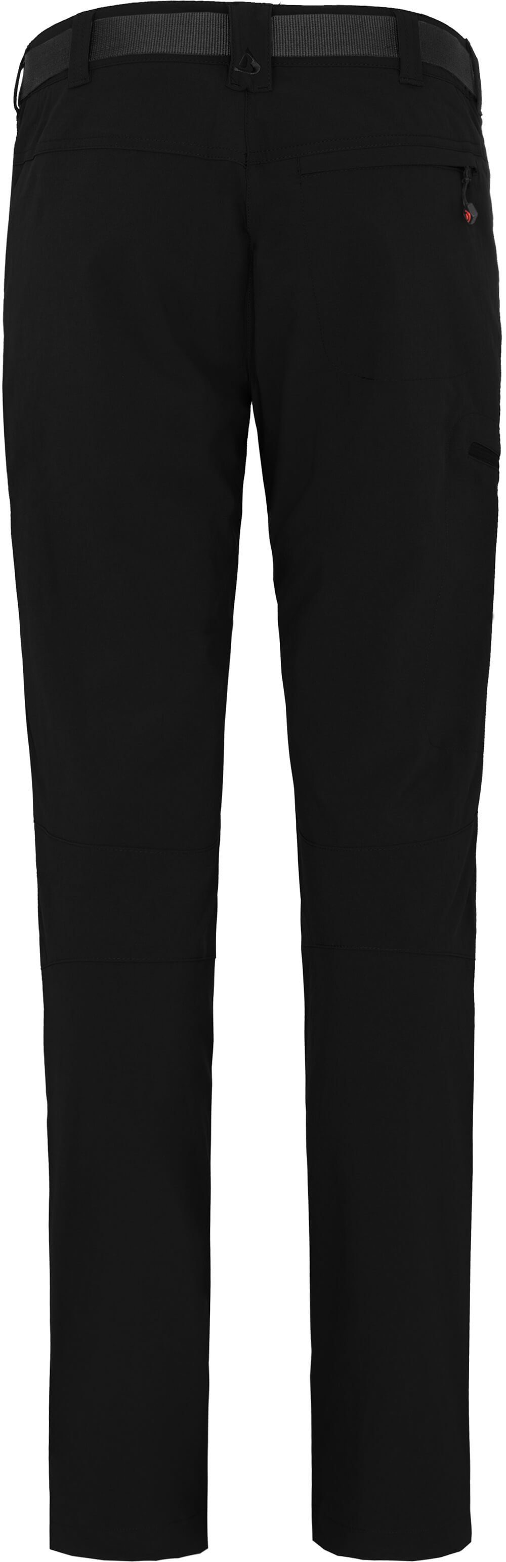 Bergson Outdoorhose TERRA (slim) Damen Winter-Wanderhose, warm gefüttert, elastisch, Normalgrößen, schwarz