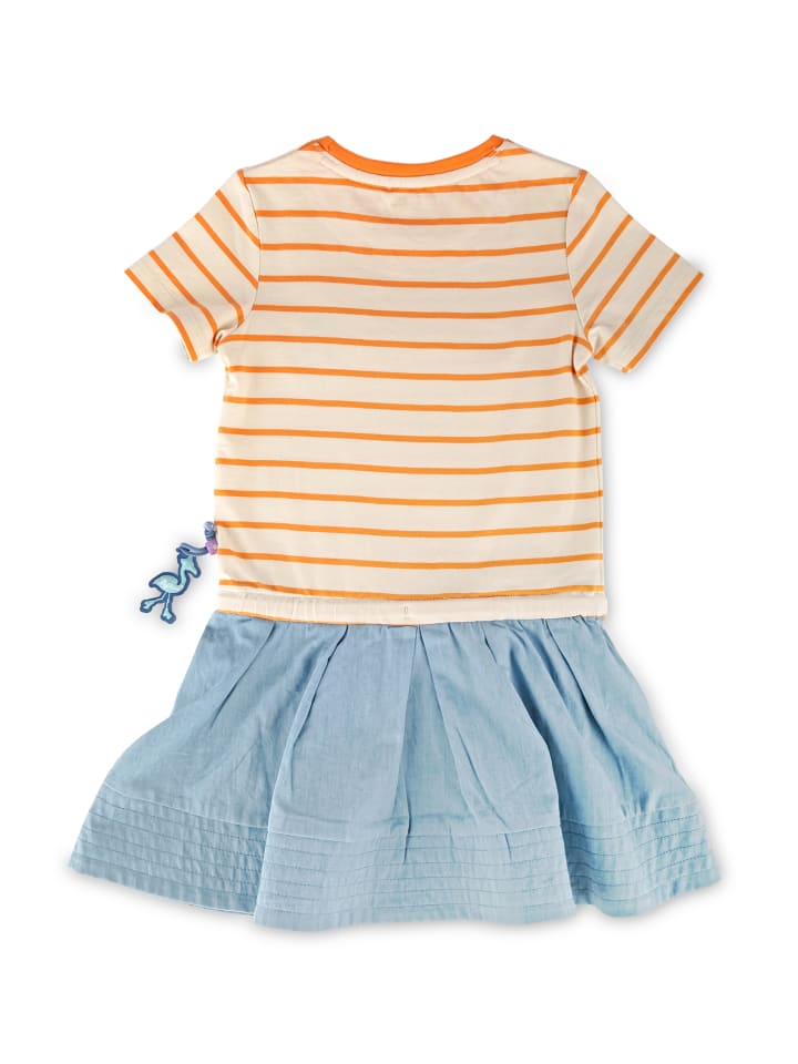 Sigikid Kleid Wild Flamingo in creme/orange/blau günstig kaufen
