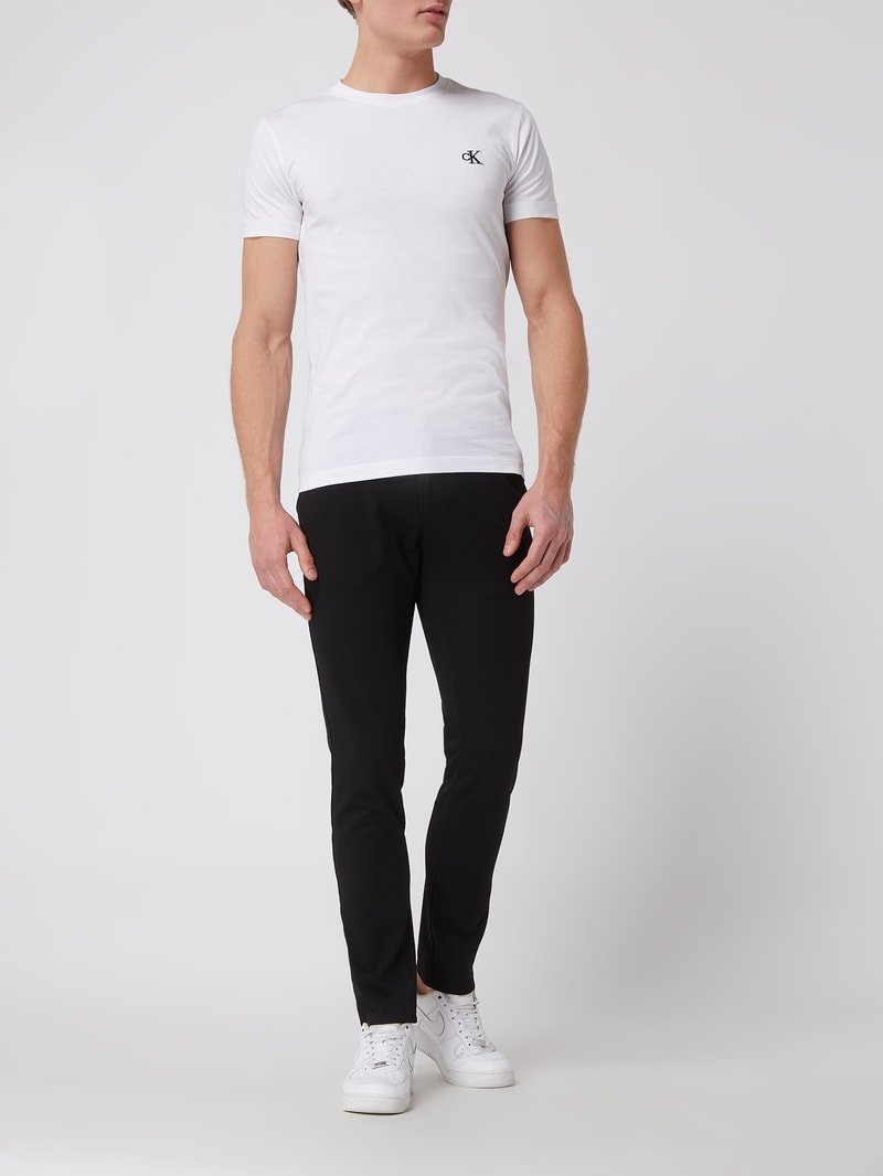 T-Shirt aus Baumwolle  in weiss