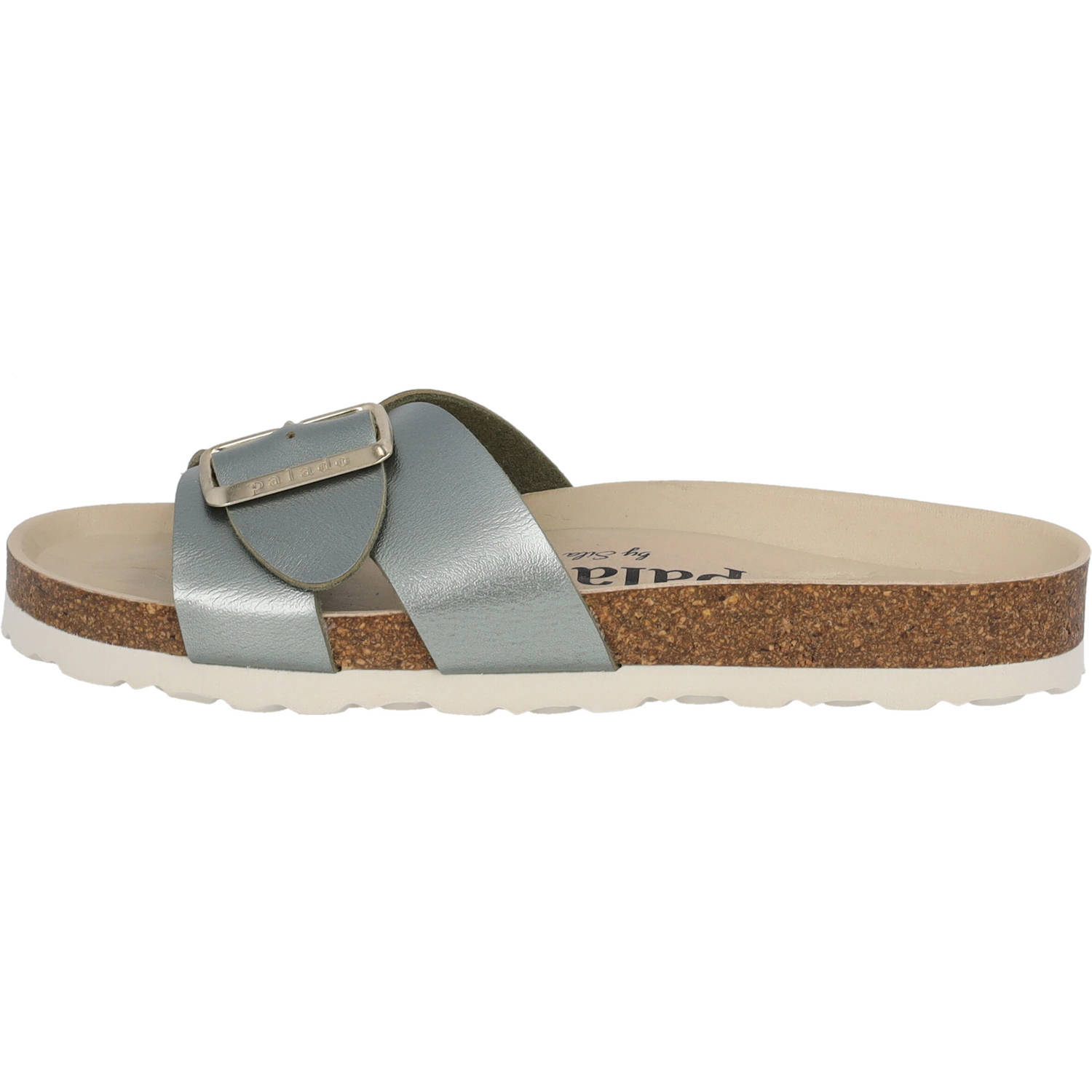 Palado Tinos BEGS by Sila Sahin, Pantoletten, Damen, Olive Metallic