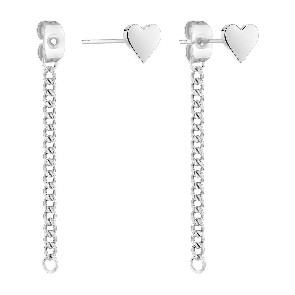 Tamaris Boucles d'oreilles à fermoir à poussette Acier inoxydable Boucles d'oreilles