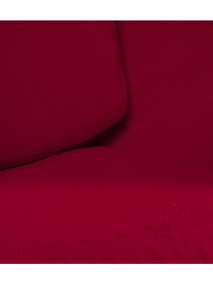 KADIMA DESIGN Wohnzimmer Eiersessel COCOON | Drehsessel 360° Rotation in Weiß-Rot günstig kaufen onesize