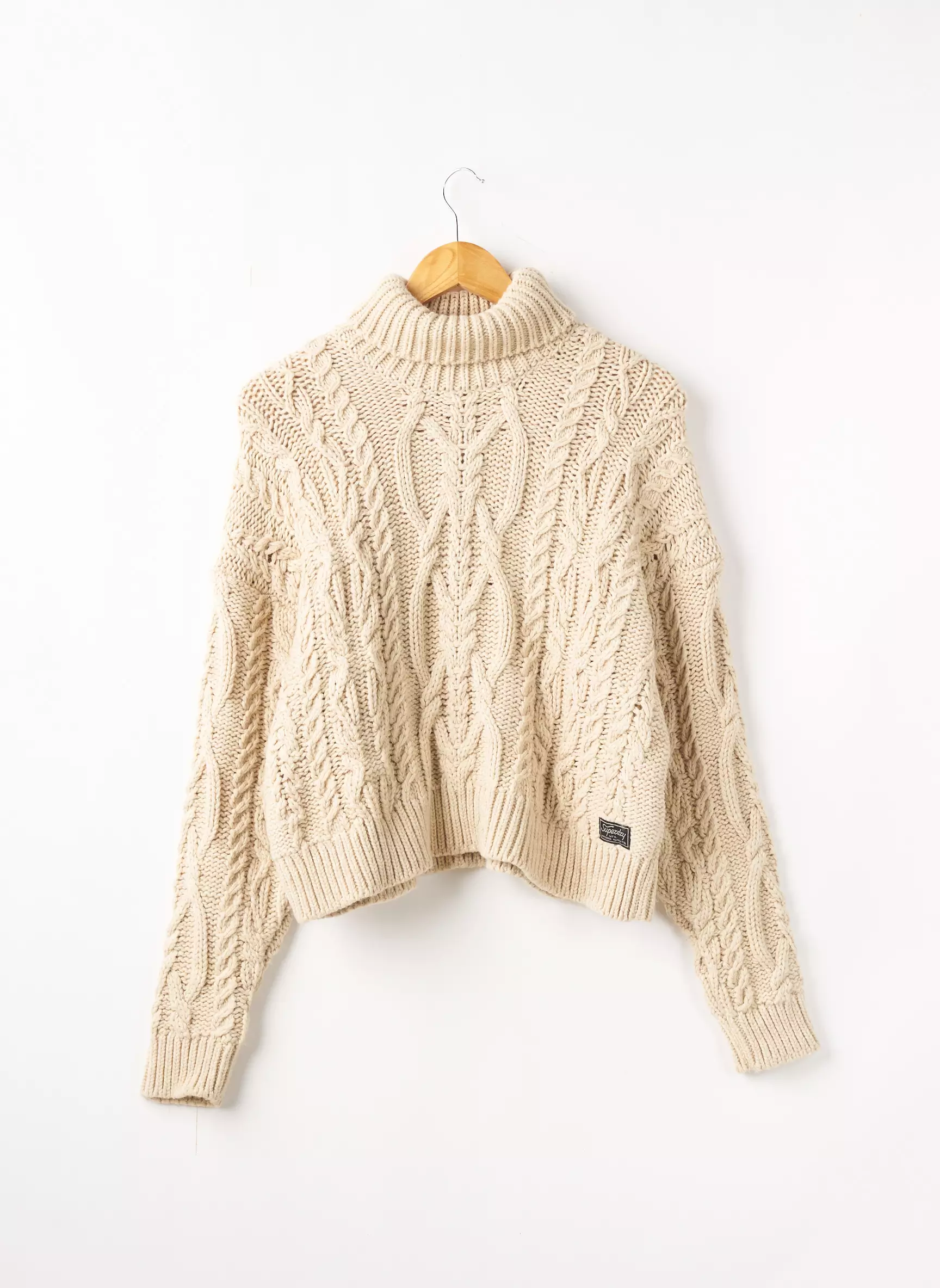 Superdry Pulls Femme couleur beige