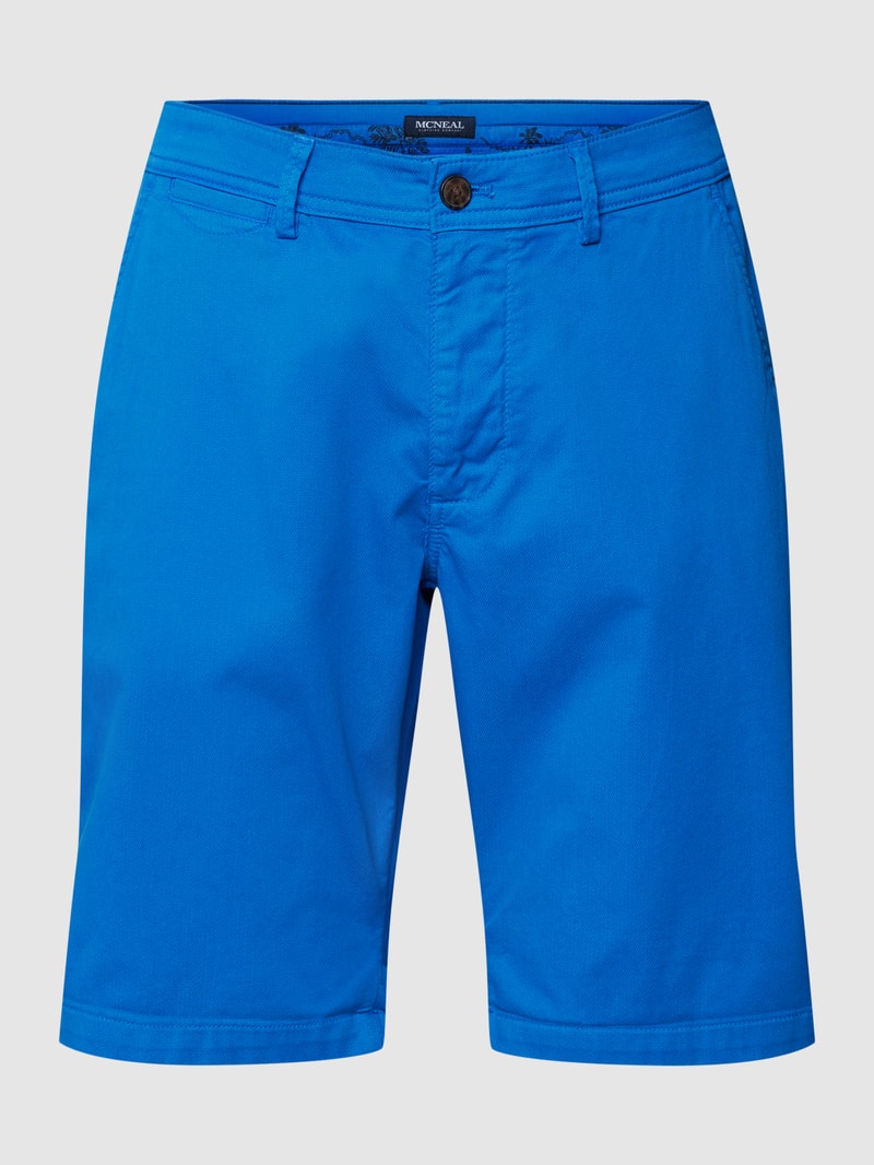 Bermudas mit französischen Eingrifftaschen in royalblau