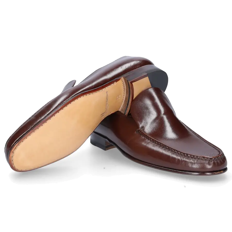 Moreschi - Loafer Känguruleder - braun