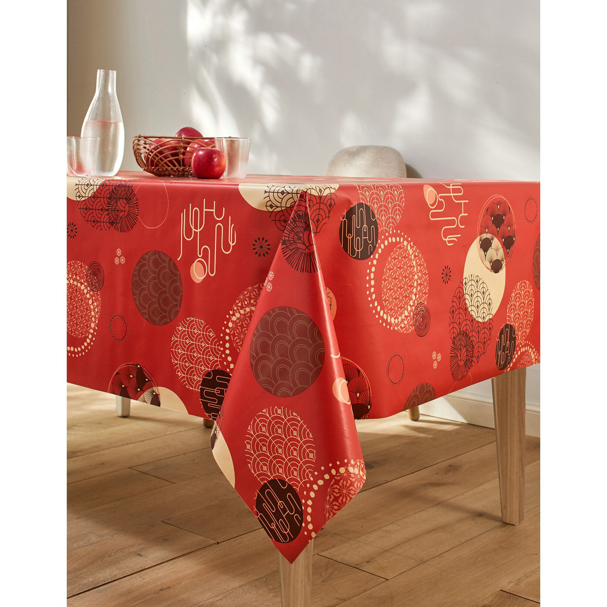 Nappe toile cirée imprimé Asiatique