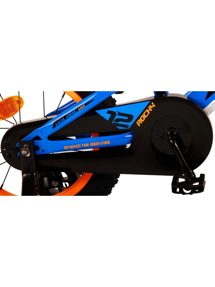Volare Kinderfahrrad Rocky für Jungen 14 Zoll Kinderrad in Blau Fahrrad 4 Jahre günstig kaufen onesize