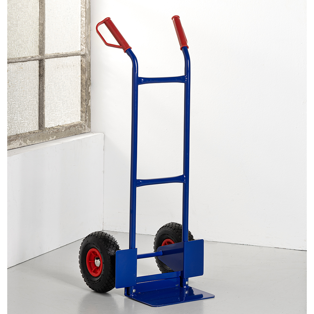 TECH-CRAFT Transportkarre 200 kg, blau - rot