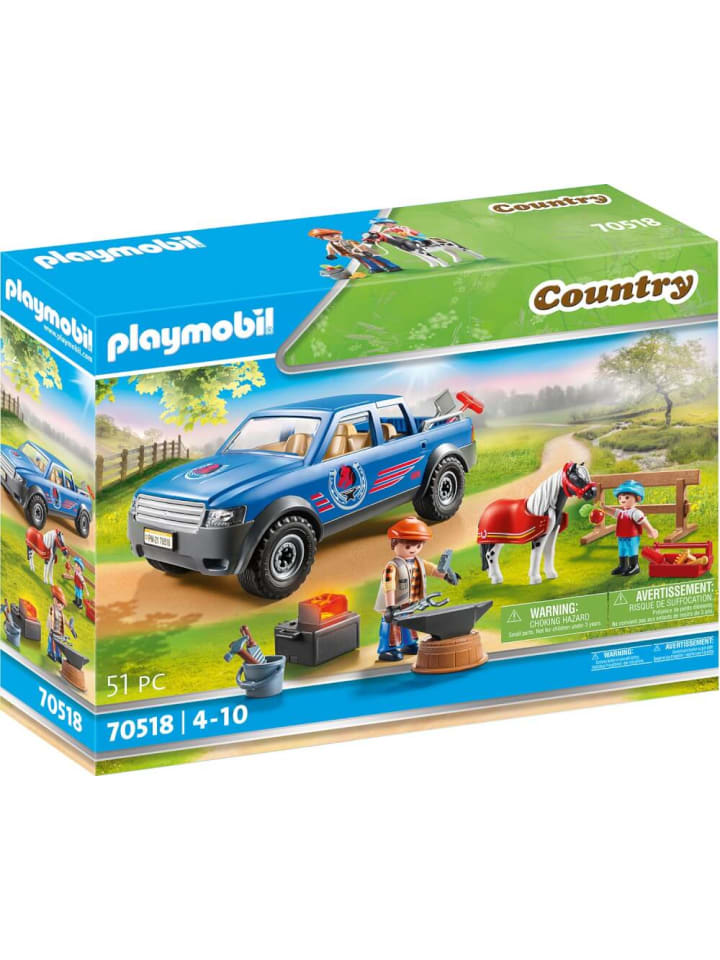 Playmobil Spielfigur Set Country Mobiler Hufschmied, 4-10 Jahre günstig kaufen onesize