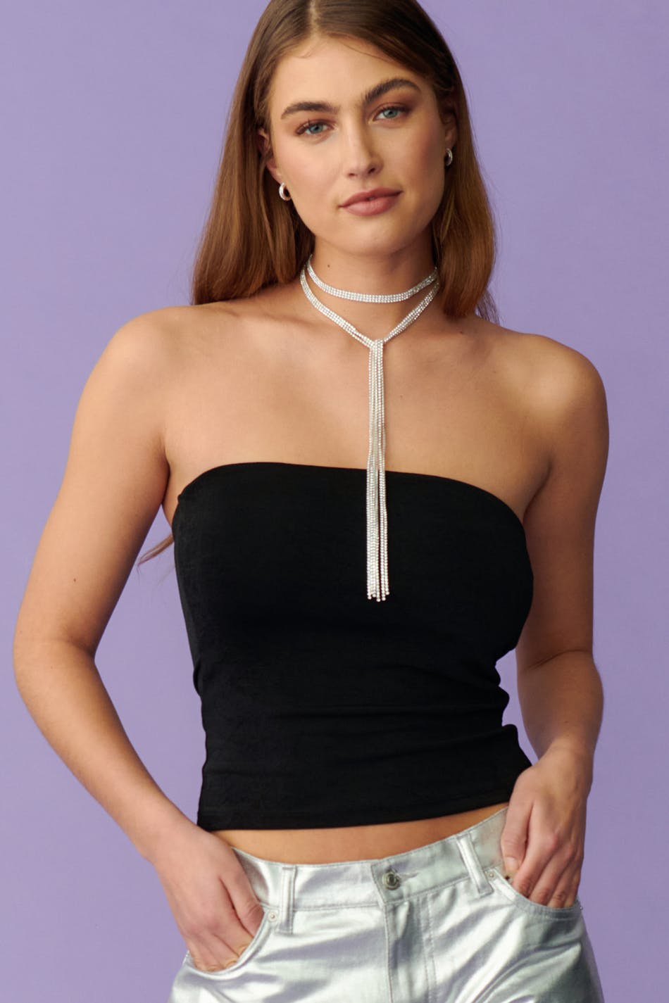 Scarf necklace
