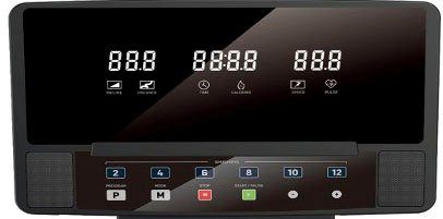 STAMM BODYFIT Laufband TRACK ORION 08, mit großer LED-Display und integrierten Handpulssensoren