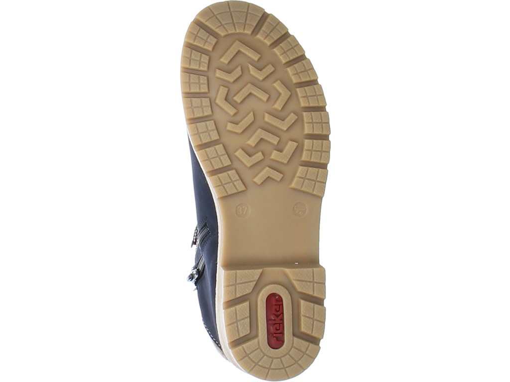 RIEKER Schnür-Stiefeletten blau