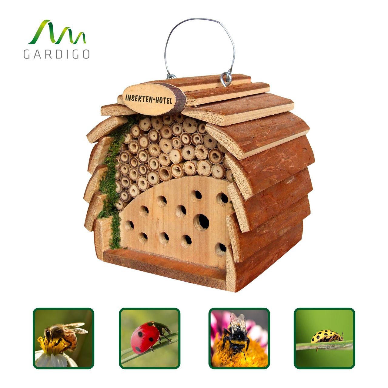 Gardigo Insektenhotel für Bienen und Marienkäfer