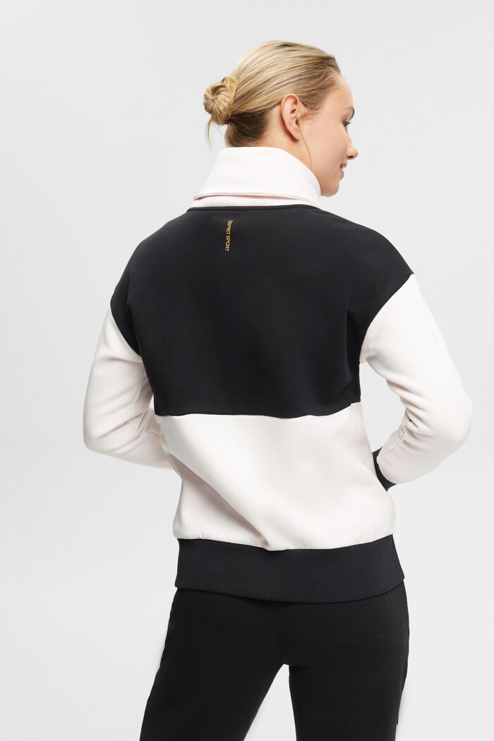 Zipp-Cardigan aus Jersey