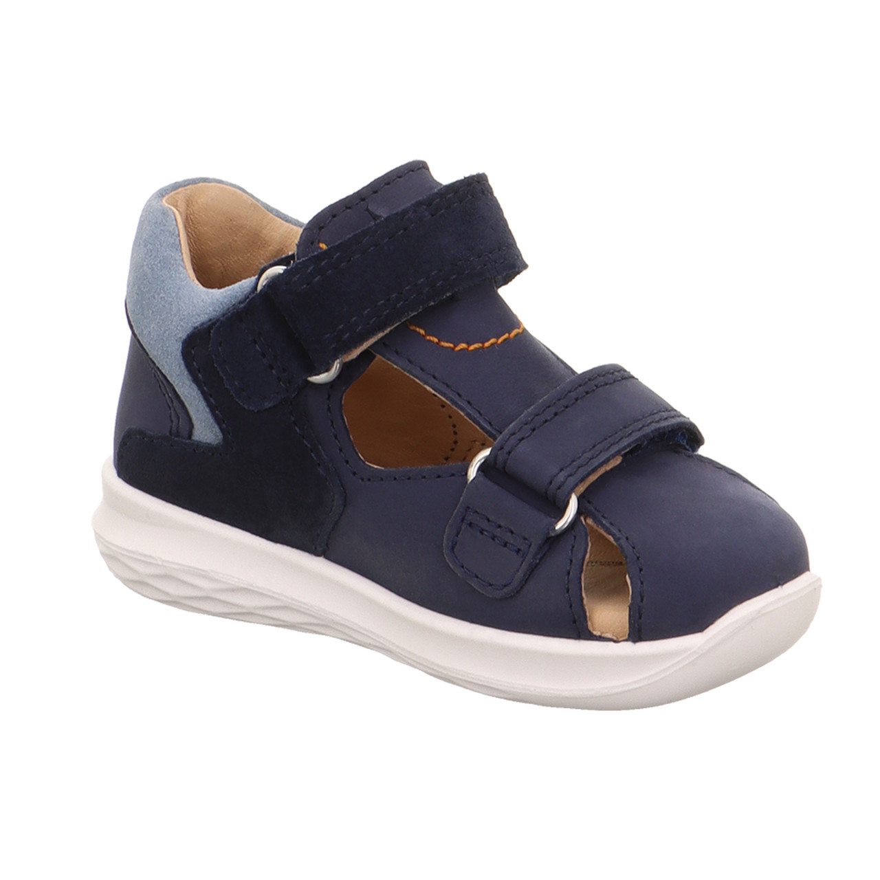BUMBLEBEE - Blau Sandale mit Klettverschluss