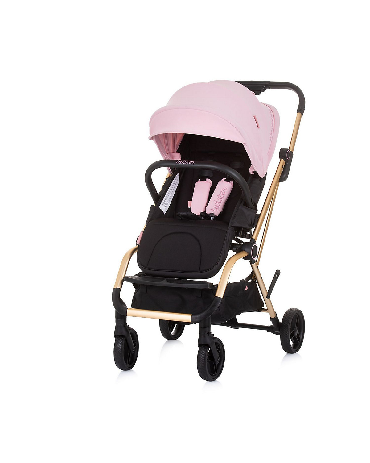 Kinderwagen Buggy Twister 360 Grad drehbar Rückenlehne verstellbar Korb PU-Räder Buggys