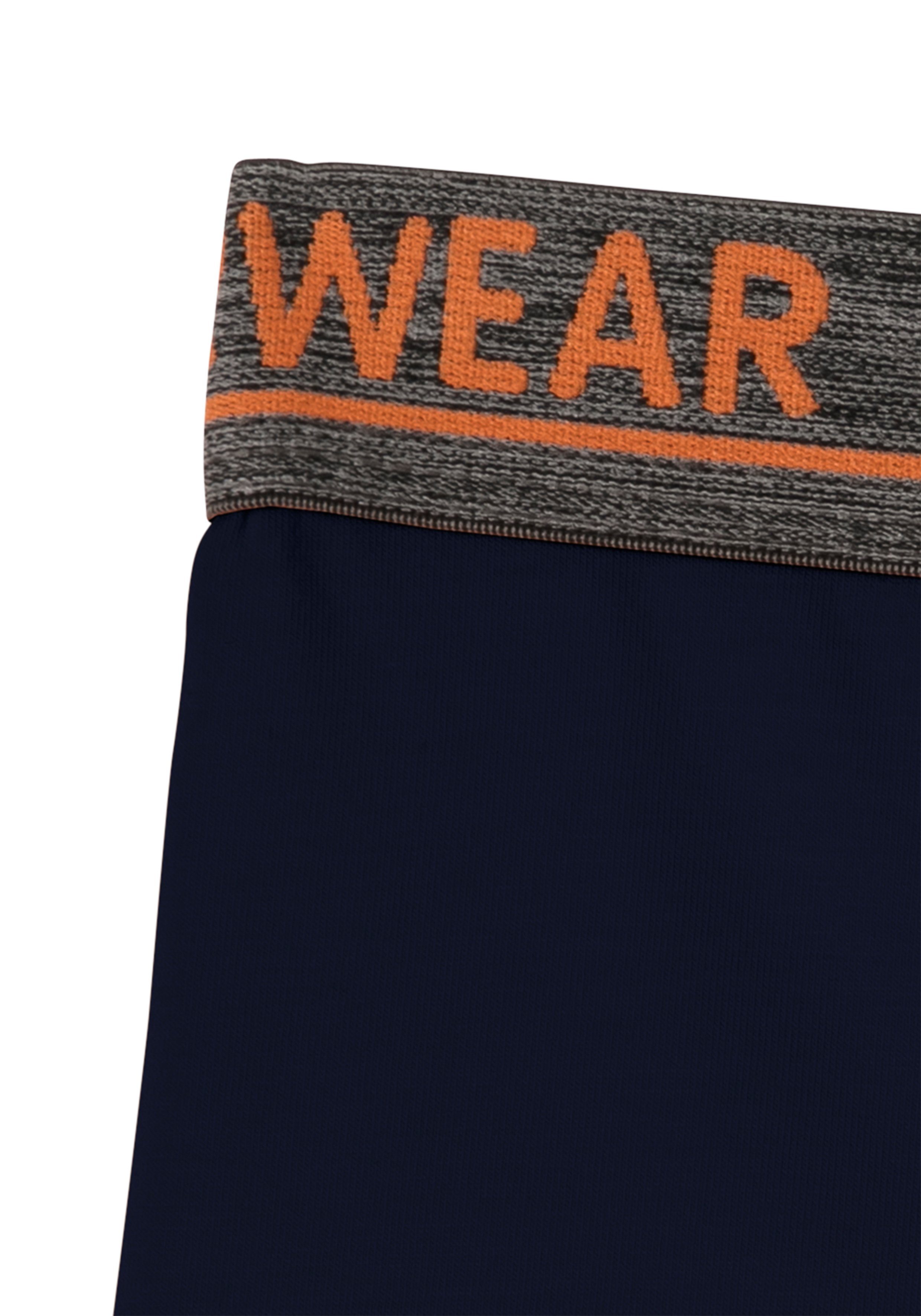 H.I.S Boxer (Packung, 4-St) für Jungen mit meliertem Logo Webbund