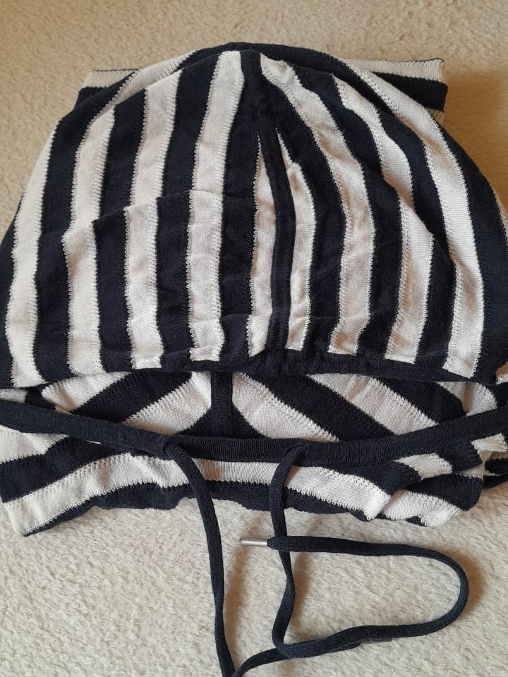 ESPRIT Hoodie in Dunkelblau/ Weiß günstig kaufen M