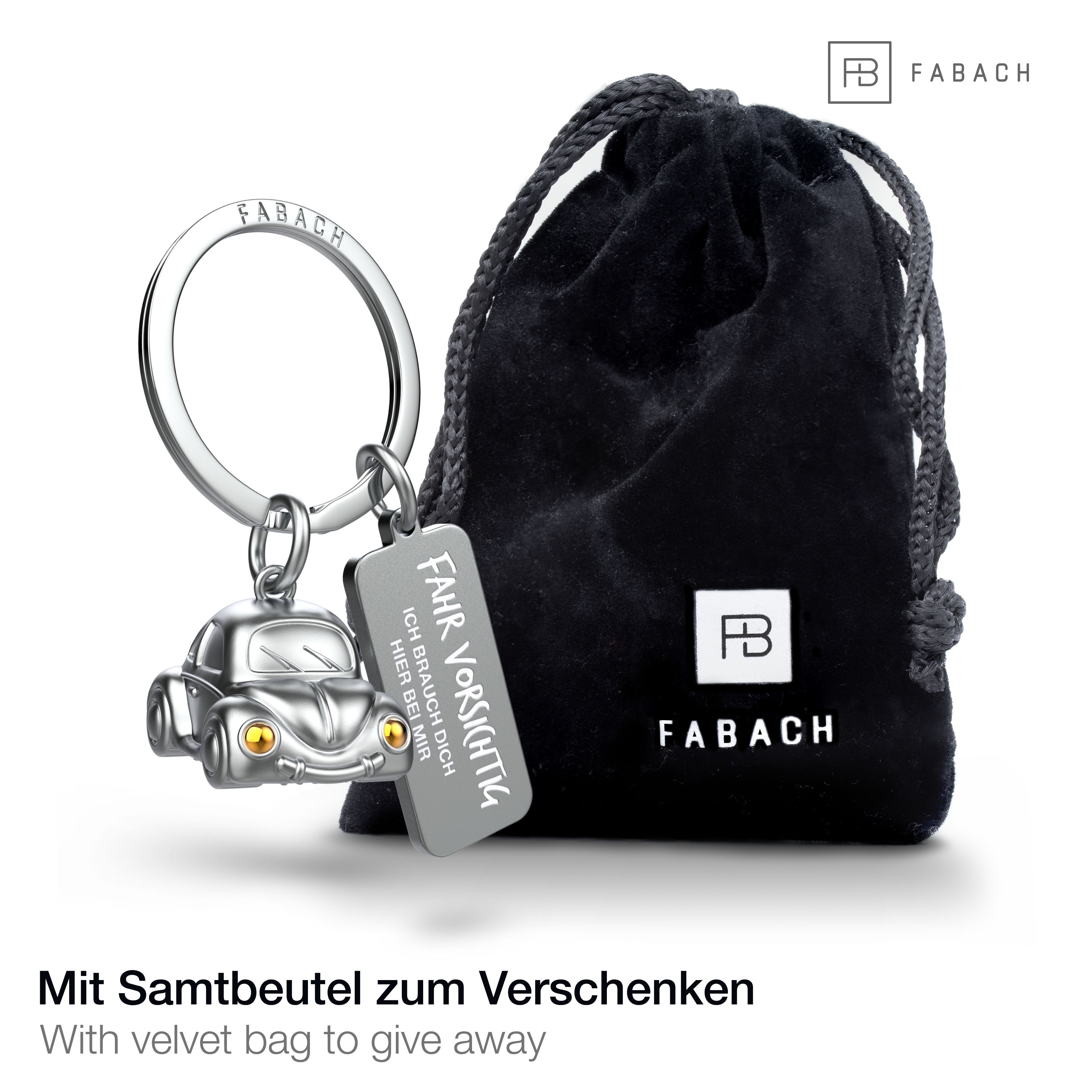 FABACH Schlüsselanhänger Miniatur Auto 