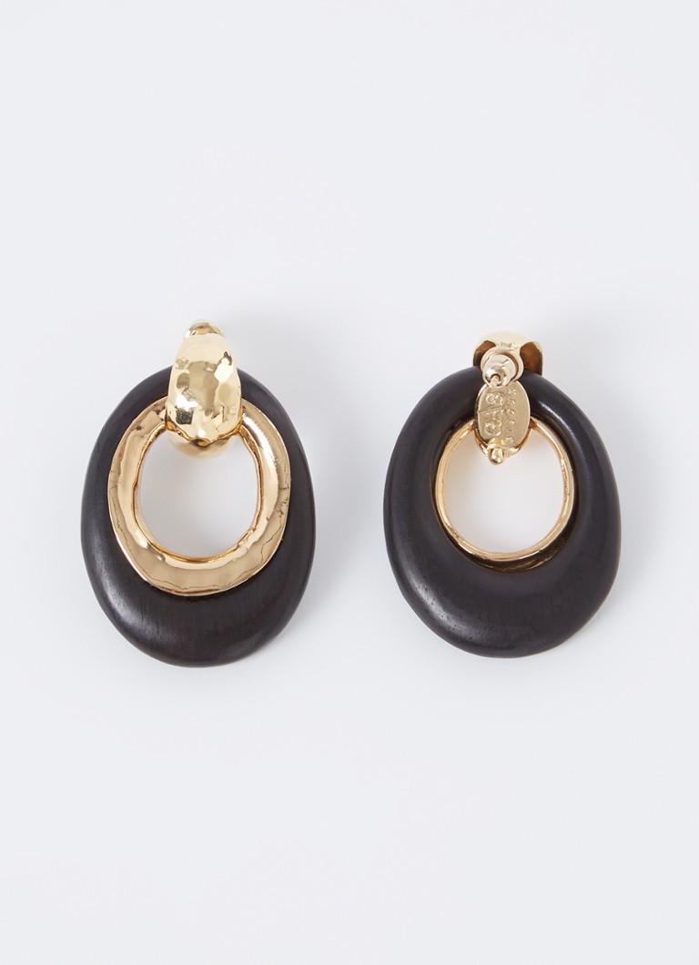 Σκουλαρίκια Gas Bijoux Selva επιχρυσωμένα με χρυσό