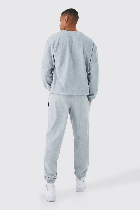 Oversize Sweatshirt-Trainingsanzug mit Moto Racing Print
