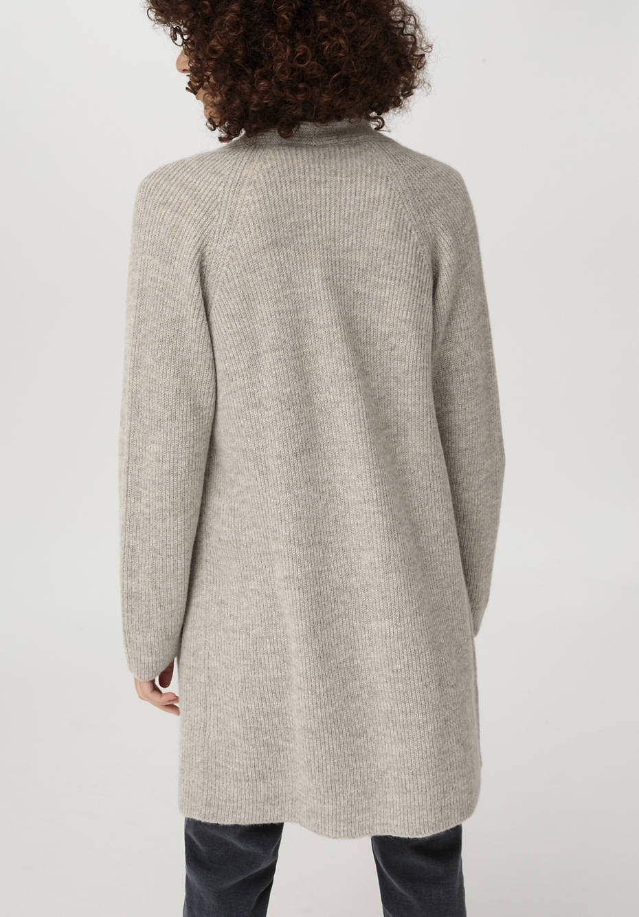 Strickjacke aus reinem Baby-Alpaka