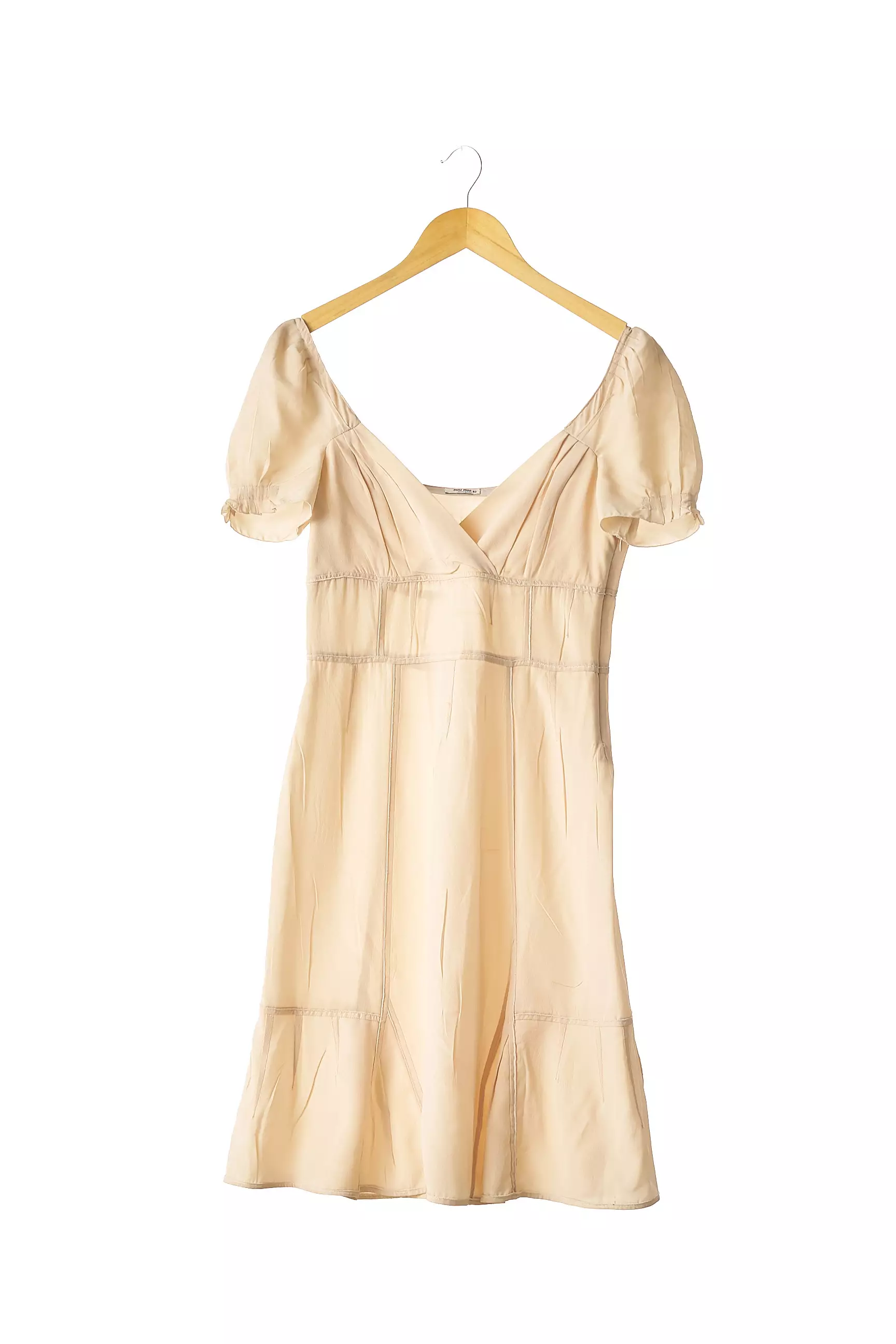 Miu Miu Robes Mi Longues Femme couleur beige