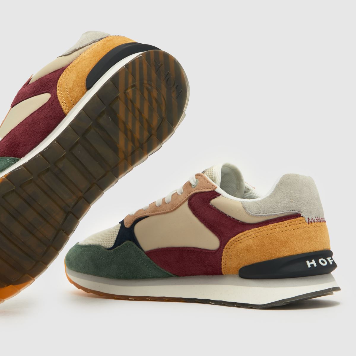 HOFF City Montreal – Vita och vinröda sneakers
