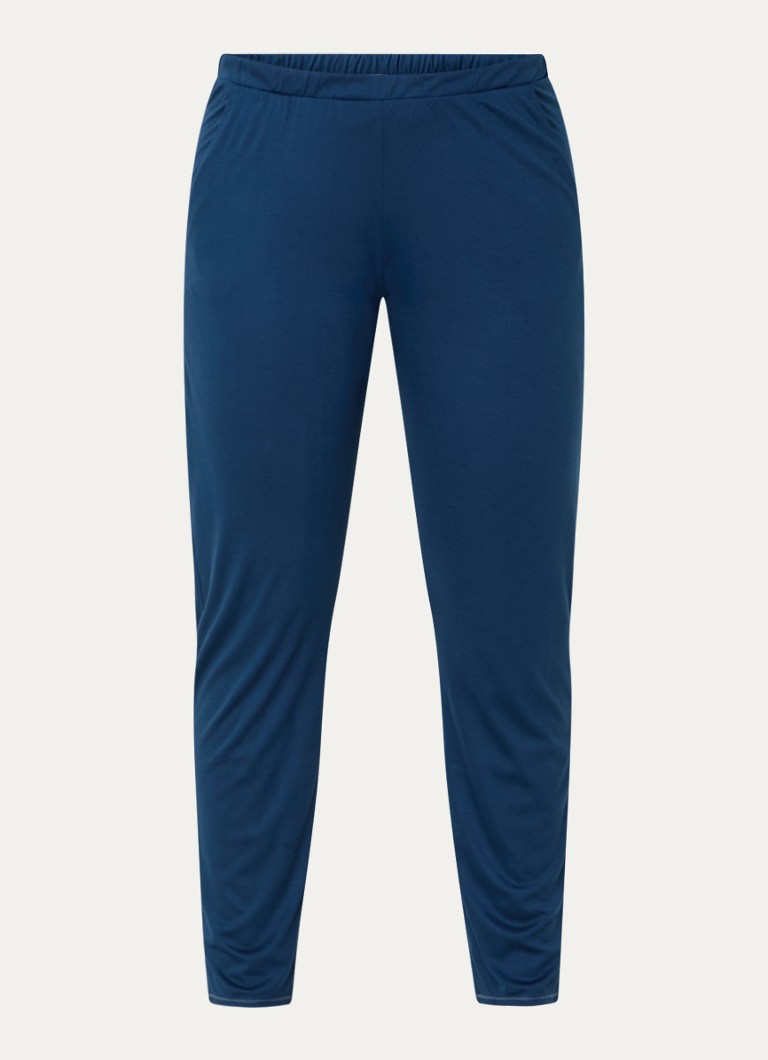 Pantaloni de pijama Hanro Grand Central din amestec de mătase