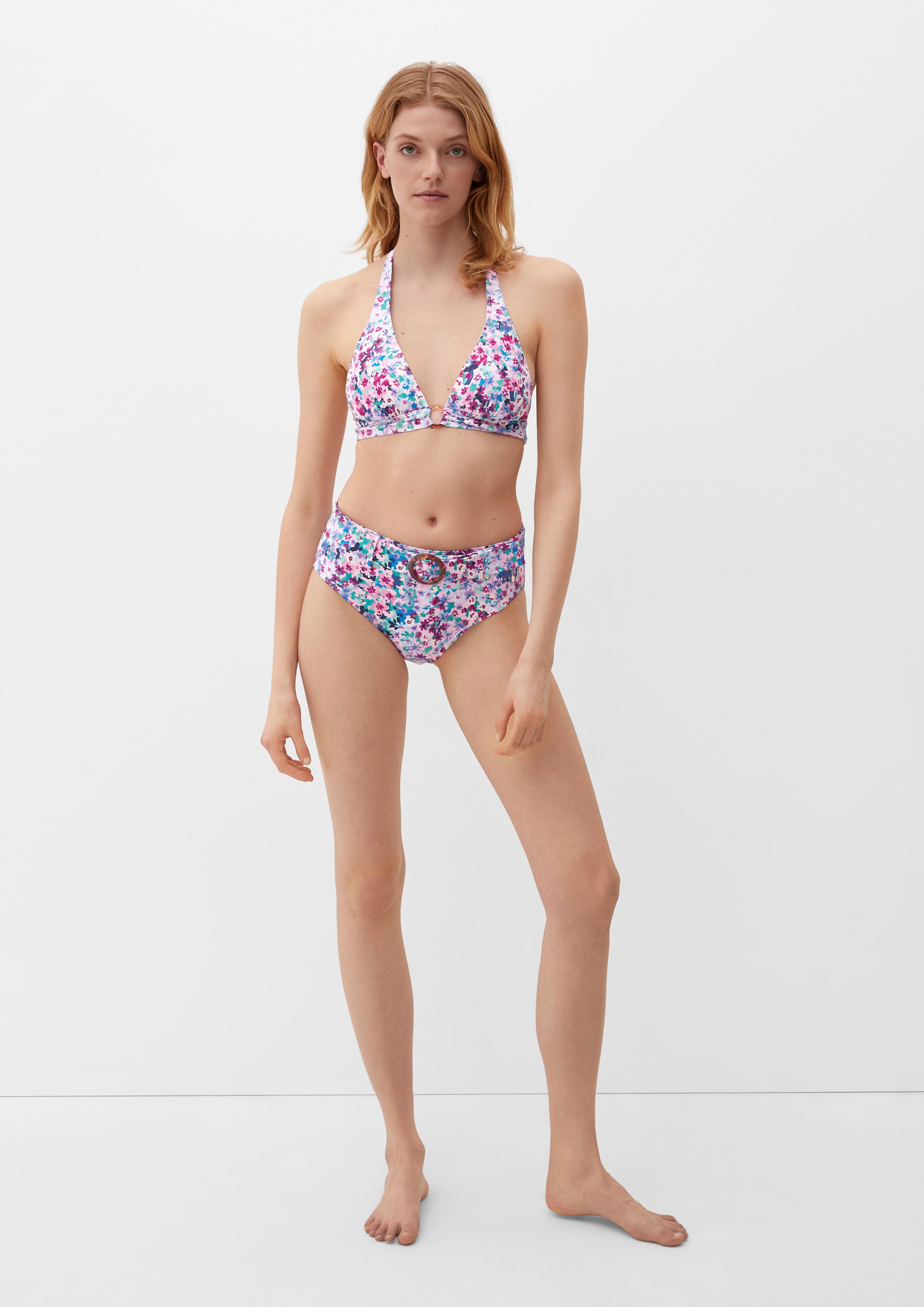 Triangel Bikini-Top mit floralem Muster  EME-6008391-46A1