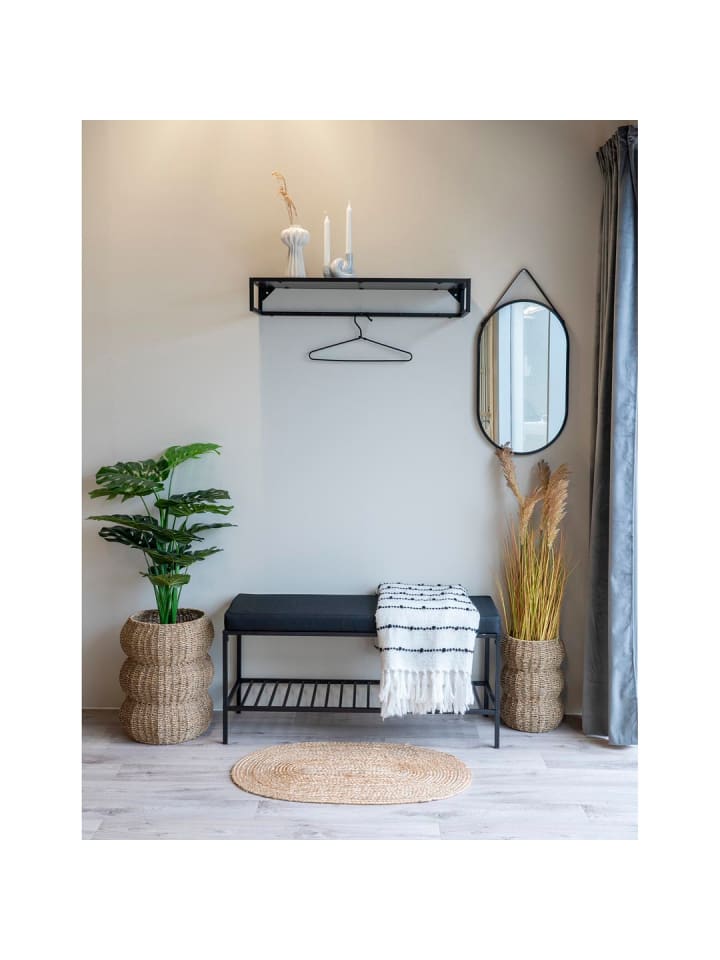 ebuy24 Spiegel Trapani Schwarz 35 x 2 cm günstig kaufen onesize