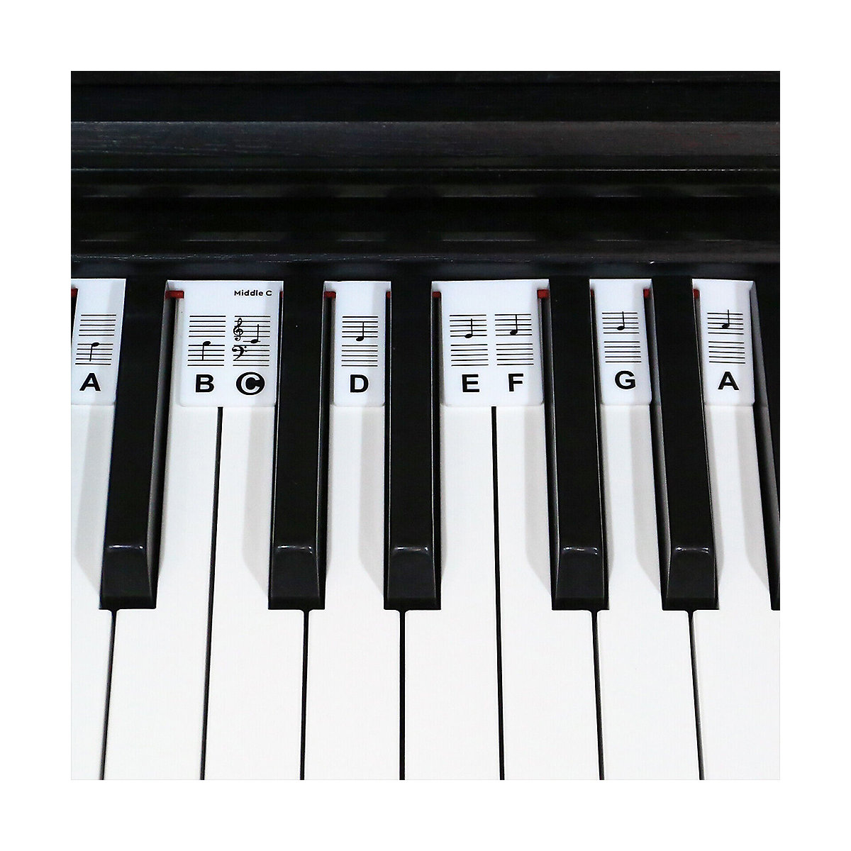 Klavier Keyboard Noten Aufkleber für 88 Tasten Instrumentenzubehör für Kinder