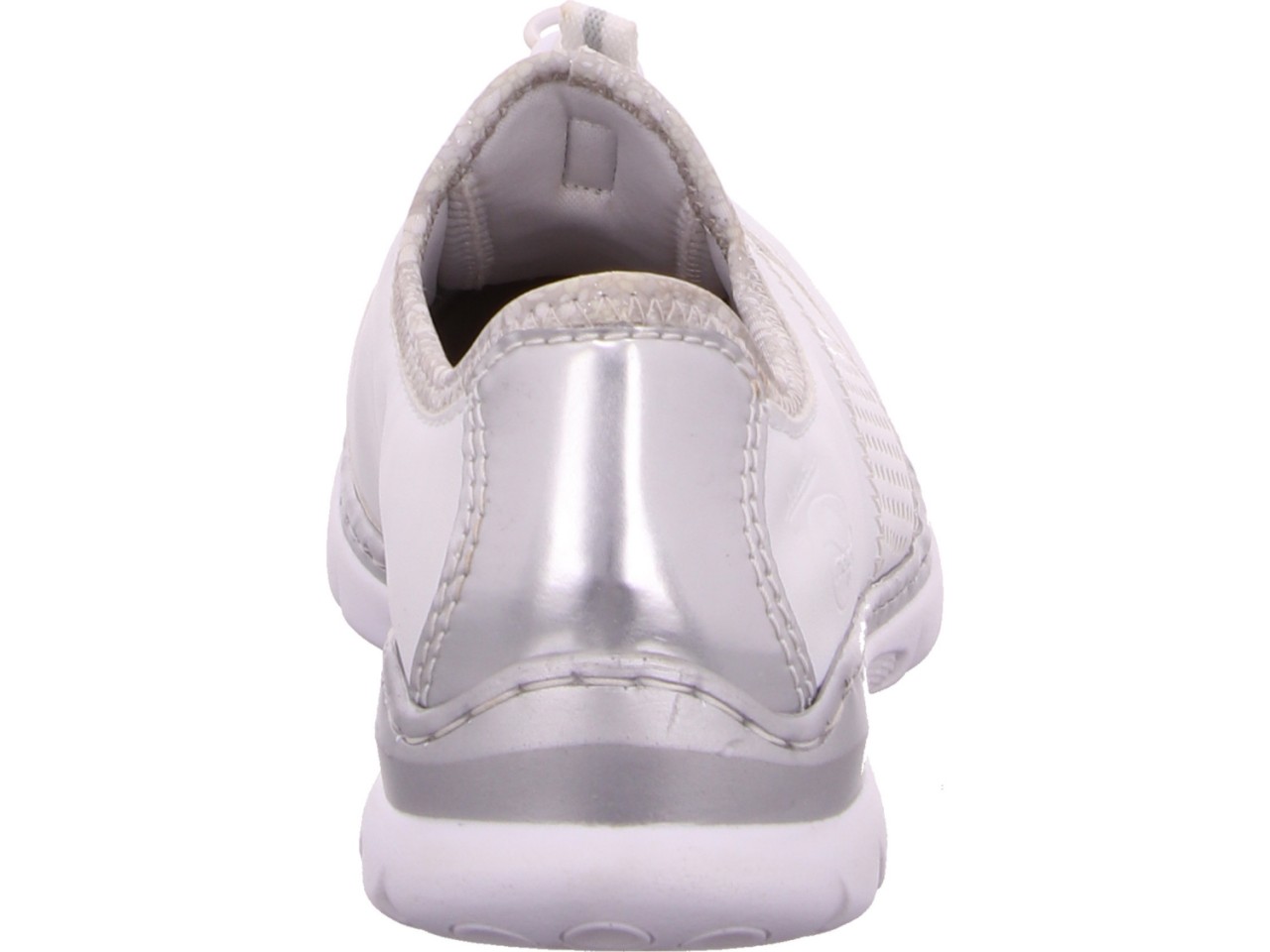 RIEKER Sportliche Slipper weiss