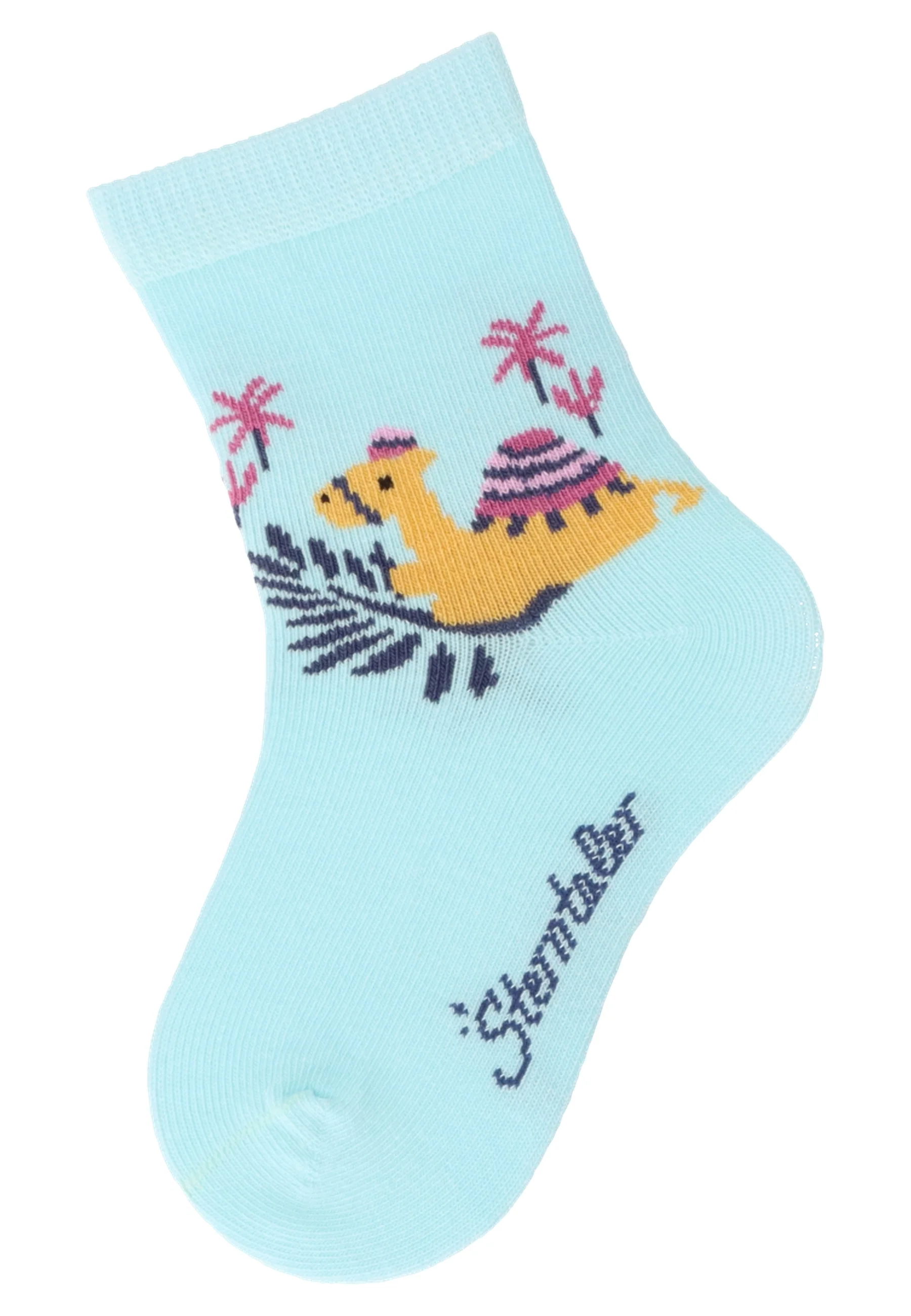Socken im 6er Pack mit Motiv Elefant in rosa