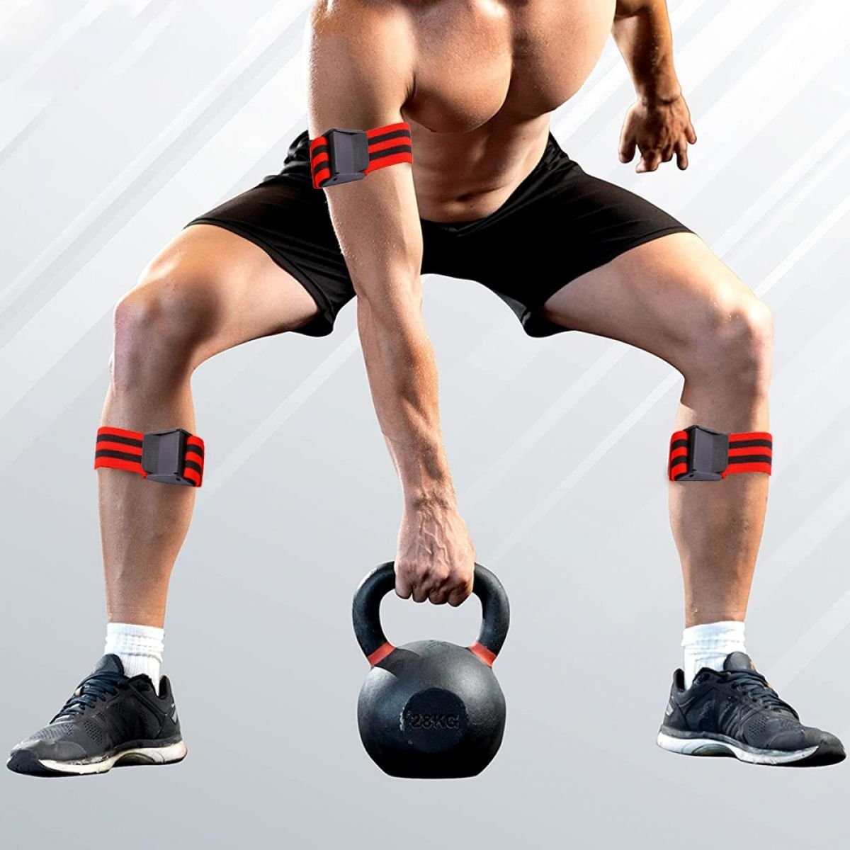 Juoungle Hantel-Set Occlusion Training Bands, Blood Flow Restriction Bands